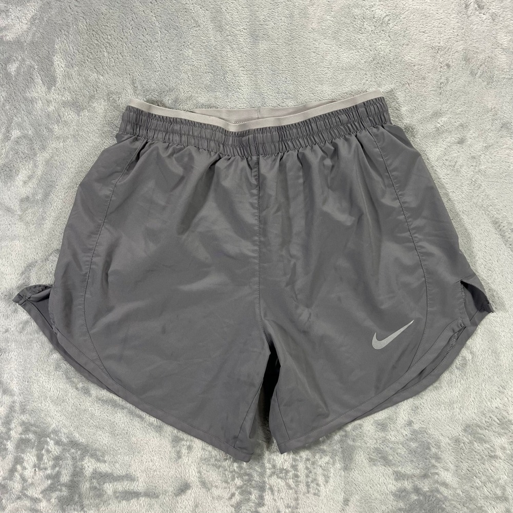 NIKE Running Shorts Women XS‎ Gray Dri-FIT DB4345-056 Athletic Workout